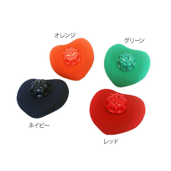 ヘルメット潜水 クロッツ やわらか湯たんぽ ハート型 ミニ ネイビー HY-619-NV 1個 62-9828-05（直送品）