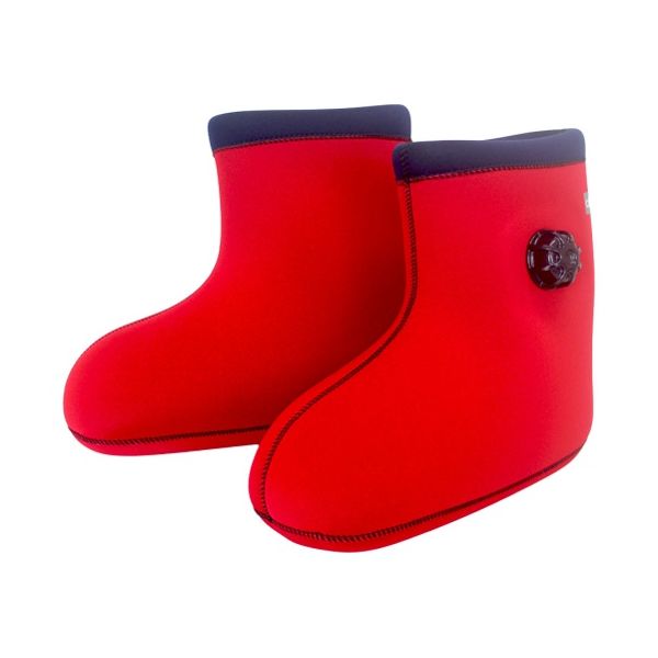 ヘルメット潜水 クロッツ やわらか湯たんぽ 足用 底無し レッド S HY-614-S 1足 62-9827-96（直送品）