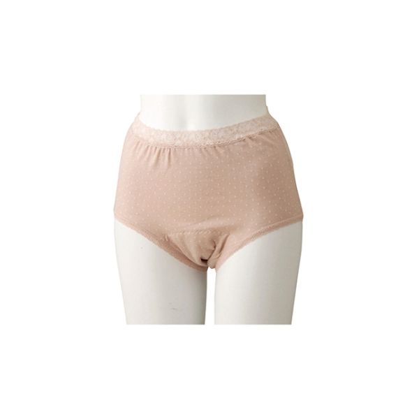 ケアファッション 婦人ショーツ モカ M 38160-01 1枚 61-7378-06（直送品）