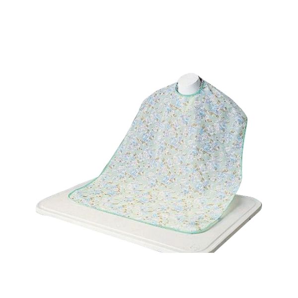 ケアファッション 食事用エプロン グリーン 丈100cm 38951-01 1枚 61-7384-39（直送品）