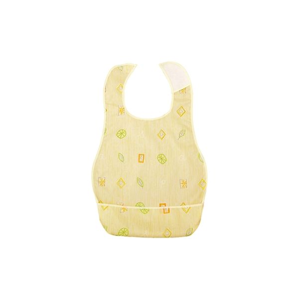 ケアファッション ポケット付食事用ミニエプロン B柄 丈56.5cm 38957-11 1枚 61-7384-44（直送品）