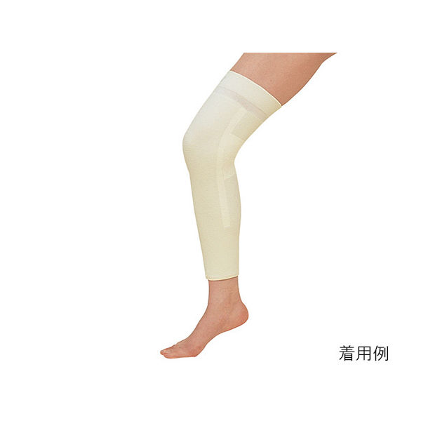 ハヤシ・ニット のびのびゆったりフットケアー ひざ・ふくらはぎ 1枚入 フリーサイズ ホワイト 8152 1枚 62-2991-61（直送品）