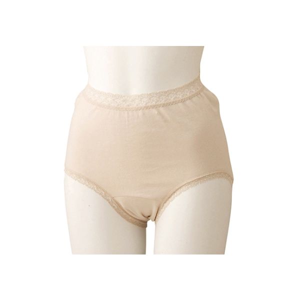 ケアファッション 婦人ショーツ モカ 3L 38158-05 1枚 61-7377-56（直送品）