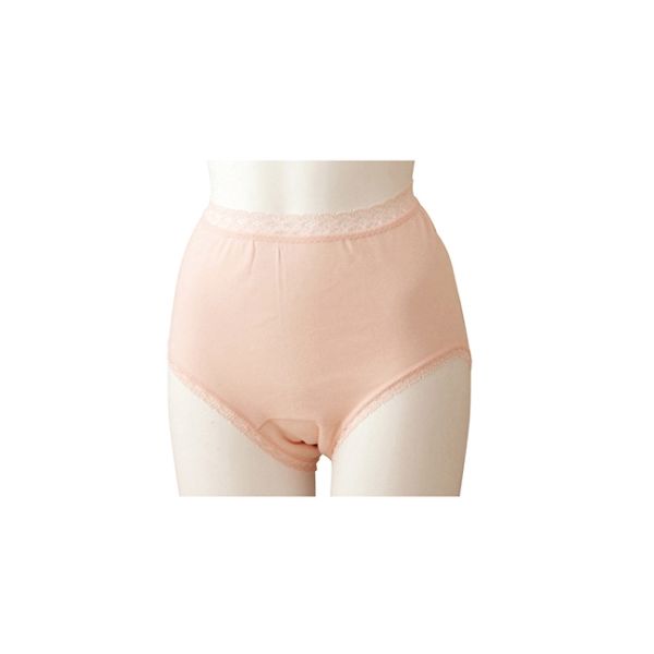 ケアファッション 婦人ショーツ ピーチ 3L 38158-15 1枚 61-7377-57（直送品）