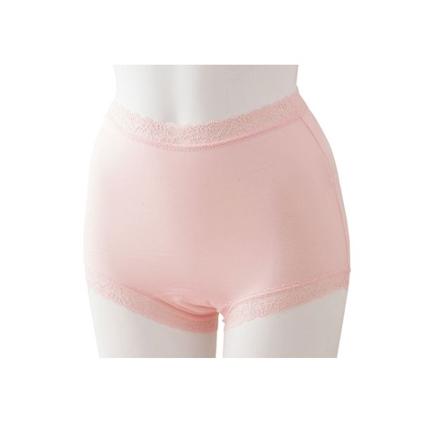 ケアファッション 婦人ショーツ ピンク L 38070-12 1枚 61-7378-22（直送品）