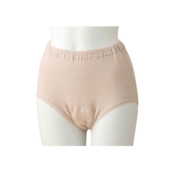 ケアファッション 婦人ショーツ モカ LL 38163-03 1枚 61-7378-38（直送品）