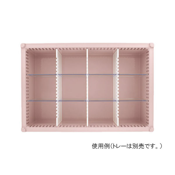 サカセ化学工業 仕切板Aセット トレー64ー17タイプ(深さ17cm)用 耐熱・制電タイプ PDD17-Aセット 1セット（直送品）