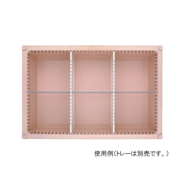 サカセ化学工業 仕切板Bセット トレー64ー17タイプ(深さ17cm)用 耐熱・制電タイプ PDD17-Bセット 1セット（直送品）