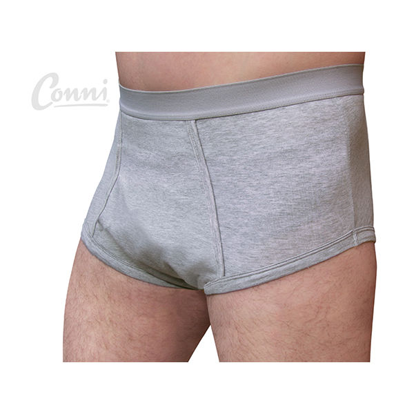 Conni メンズ・オスカー XLサイズ グレー 5702-4-G 1枚 62-7115-11（直送品）