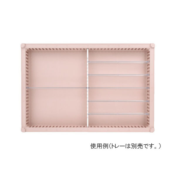 サカセ化学工業 仕切板Dセット トレー64ー05タイプ(深さ5cm)用 帯電防止タイプ PD05-Dセット 1セット 62-0851-13（直送品）