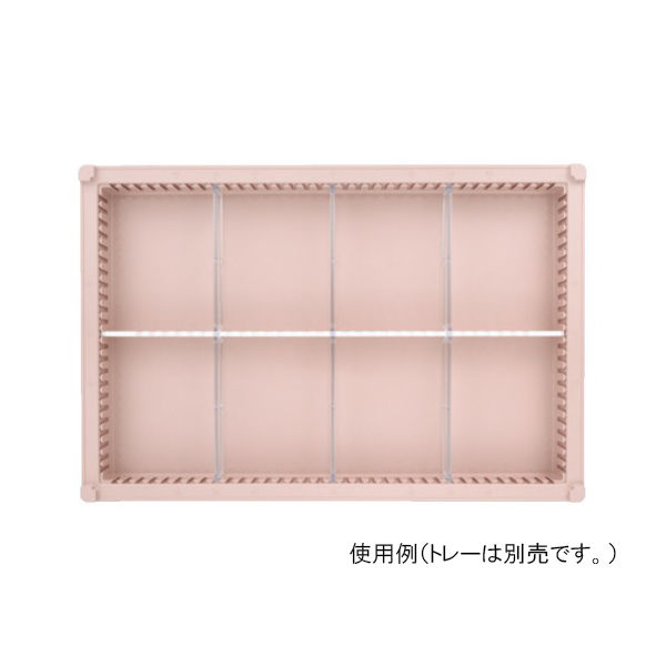 サカセ化学工業 仕切板Fセット トレー64ー05タイプ(深さ5cm)用 帯電防止タイプ PD05-Fセット 1セット 62-0851-15（直送品）