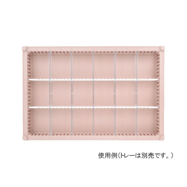 サカセ化学工業 仕切板Eセット トレー64ー05タイプ(深さ5cm)用 耐熱・制電タイプ PDD05-Eセット 1セット（直送品）