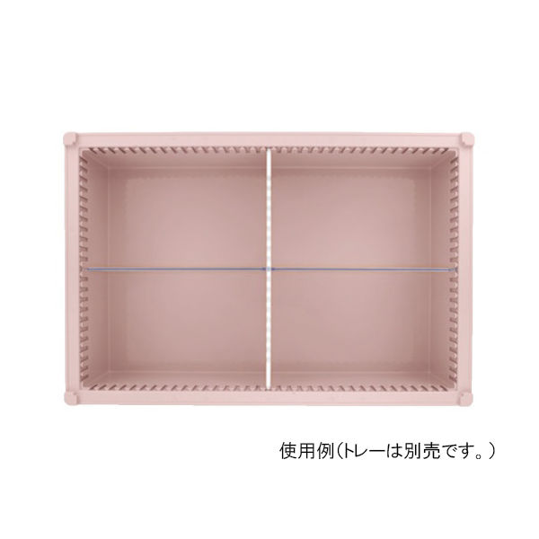 サカセ化学工業 仕切板Cセット トレー64ー17タイプ(深さ17cm)用 帯電防止タイプ PD17-Cセット 1セット 62-0851-78（直送品）