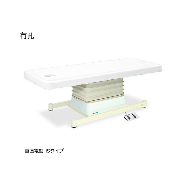 高田ベッド製作所 有孔垂直電動HSタイプ 幅60×長さ170×高さ46~79cm 白 TB-897U 1個 61-5845-62（直送品）