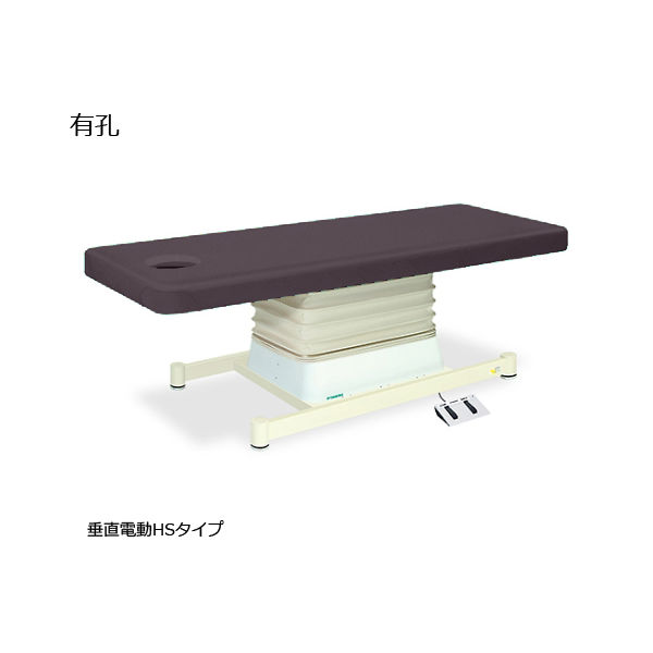高田ベッド製作所 有孔垂直電動HSタイプ 幅65×長さ180×高さ46~79cm 茶 TB-897U 1個 61-5846-38（直送品）