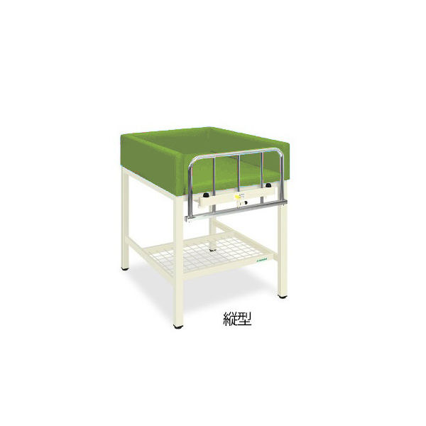 S型オムツ交換台(縦型) 幅55(全幅65)×奥行90(全奥行95)×高さ85(全高103)cm 抹茶 TB-722-01 1台（直送品）