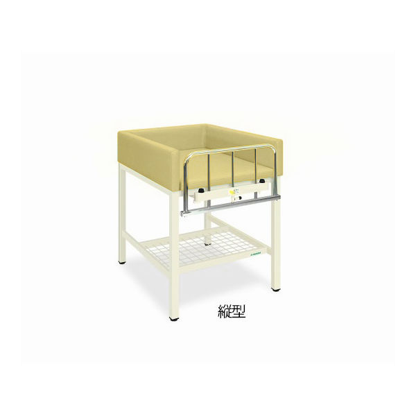 S型オムツ交換台(縦型) 幅65(全幅75)×奥行85(全奥行90)×高さ90(全高108)cm アイボリー TB-722-01 1台（直送品）