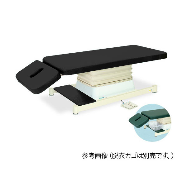 高田ベッド製作所 垂直電動Aタイプ 幅60×長さ200×高さ49~82cm 黒 TB-539 1台 62-8686-65（直送品）