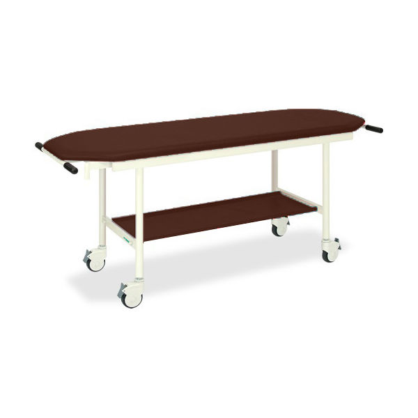 高田ベッド製作所 ライトストレッチャー100 幅65×長さ170×高さ85cm 茶 TB-1029 1台 62-8700-12（直送品）