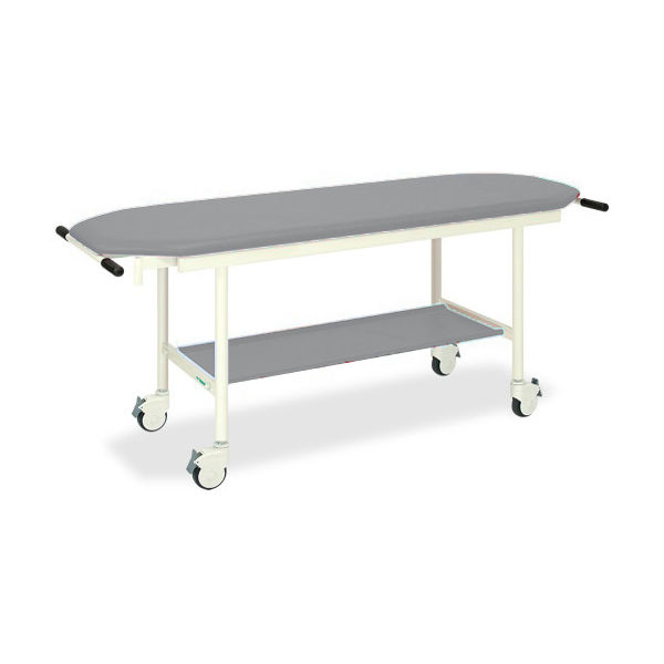 高田ベッド製作所 ライトストレッチャー100 幅65×長さ170×高さ90cm グレー TB-1029 1台 62-8700-35（直送品）