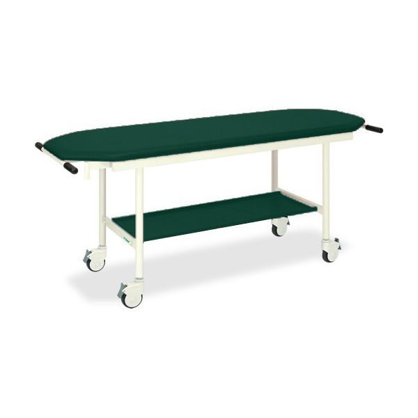 高田ベッド製作所 ライトストレッチャー100 幅65×長さ170×高さ90cm メディグリーン TB-1029 1台 62-8700-41（直送品）