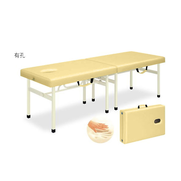 高田ベッド製作所 有孔メモリーオリコ 幅55×長さ180×高さ55cm アイボリー TB-754U 1個 63-0030-83（直送品）