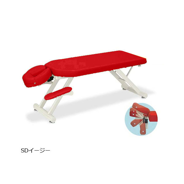高田ベッド製作所 SDイージー 幅55×長さ170×高さ40cm レッド TB-1055 1個 61-6469-27（直送品）