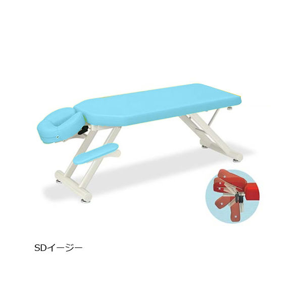 高田ベッド製作所 SDイージー 幅60×長さ180×高さ55cm スカイブルー TB-1055 1個 61-6473-39（直送品）