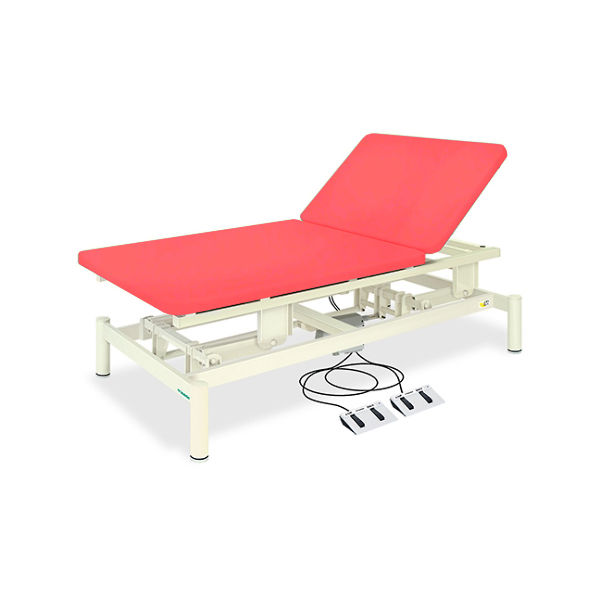 高田ベッド製作所 2M電動ボバース(01) 幅90×長さ190×高さ45~80cm レッド TB-1077-01 1個 61-5070-01（直送品）