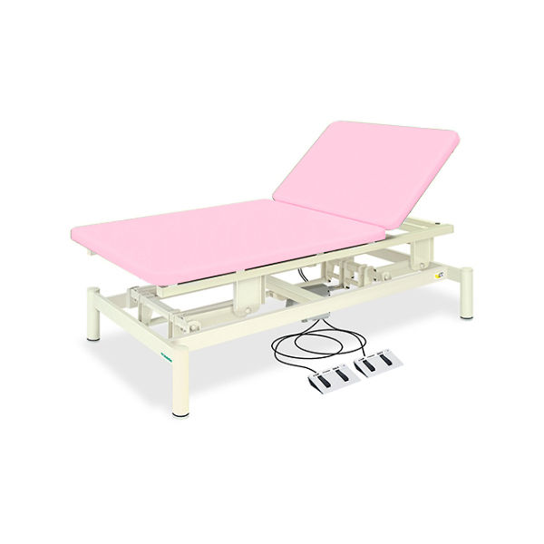 高田ベッド製作所 2M電動ボバース(01) 幅85×長さ180×高さ45~80cm ピンク TB-1077-01 1個 61-5069-17（直送品）