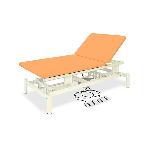 高田ベッド製作所 2M電動ボバース(02) 幅110×長さ180×高さ45~80cm オレンジ TB-1077-02 1個 61-5070-83（直送品）