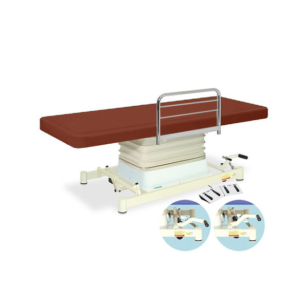 高田ベッド製作所 垂直電動EZタイプ 幅65×長さ190×高さ48~81cm ライトブラウン TB-889 1個 61-5856-51（直送品）