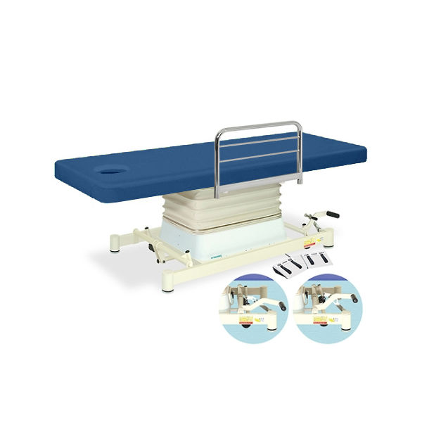 高田ベッド製作所 有孔垂直電動EZタイプ 幅70×長さ190×高さ48~81cm メディブルー TB-889U 1個 61-5858-12（直送品）