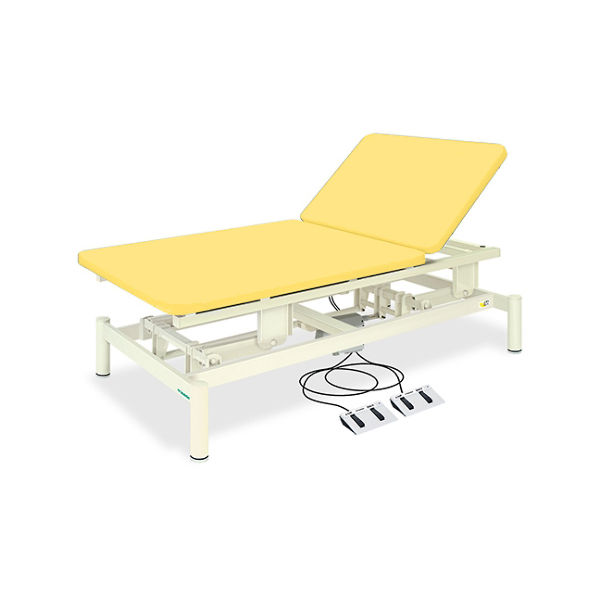 高田ベッド製作所 2M電動ボバース(01) 幅85×長さ180×高さ45~80cm イエロー TB-1077-01 1個（直送品）