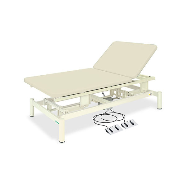 高田ベッド製作所 2M電動ボバース(01) 幅85×長さ180×高さ45~80cm クリーム TB-1077-01 1個（直送品）