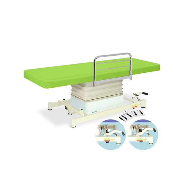 高田ベッド製作所 垂直電動EZタイプ 幅70×長さ190×高さ48~81cm 抹茶 TB-889 1個 61-5856-99（直送品）