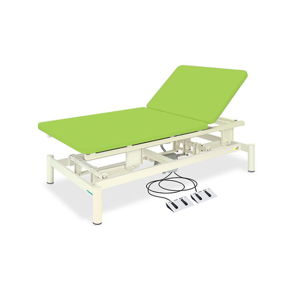 高田ベッド製作所 2M電動ボバース(02) 幅100×長さ180×高さ45~80cm 抹茶 TB-1077-02 1個 61-5070-30（直送品）