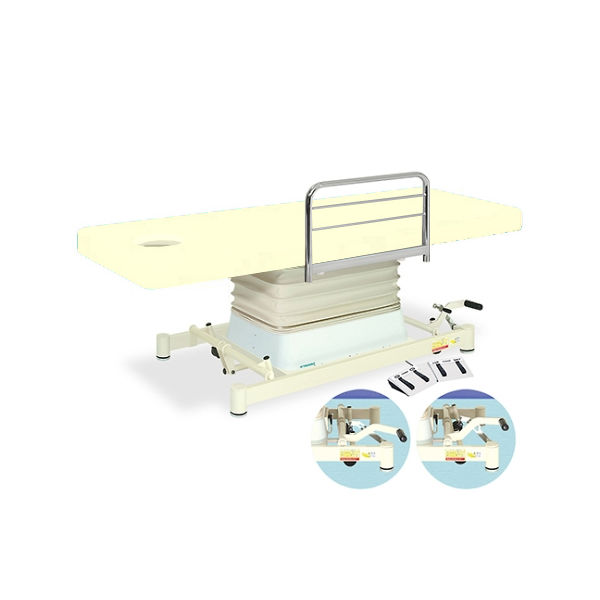 高田ベッド製作所 有孔垂直電動EZタイプ 幅70×長さ170×高さ48~81cm クリーム TB-889U 1個 61-5857-74（直送品）