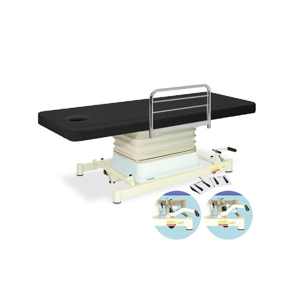 高田ベッド製作所 有孔垂直電動EZタイプ 幅65×長さ170×高さ48~81cm 黒 TB-889U 1個 61-5857-10（直送品）