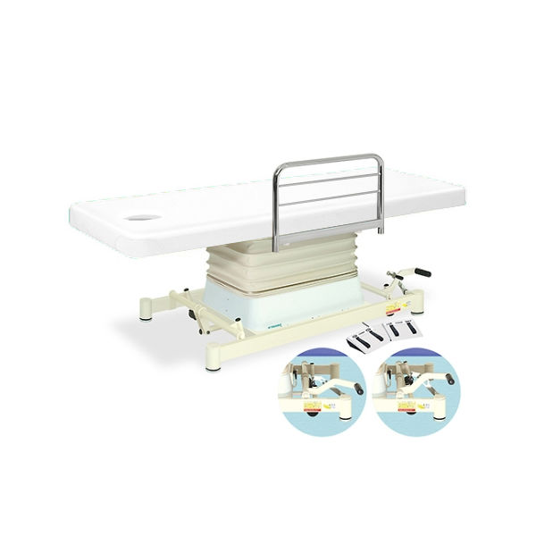 高田ベッド製作所 有孔垂直電動EZタイプ 幅65×長さ170×高さ48~81cm 白 TB-889U 1個 61-5857-08（直送品）