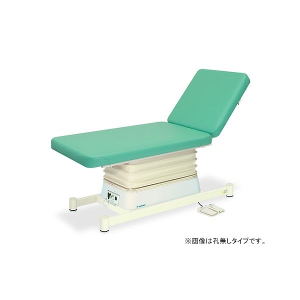 高田ベッド製作所 有孔垂直電動Lタイプ 幅60×長さ180×高さ49~82cm 黒 TB-550U 1個 61-5865-10（直送品）