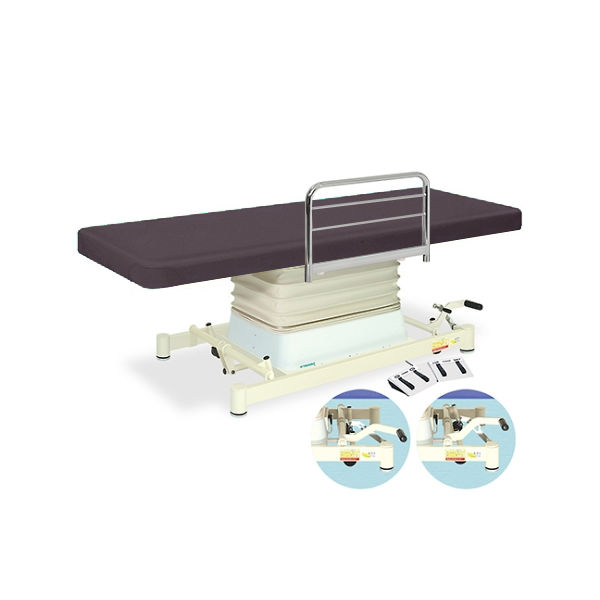 高田ベッド製作所 垂直電動EZタイプ 幅65×長さ170×高さ48~81cm 茶 TB-889 1個 61-5856-02（直送品）