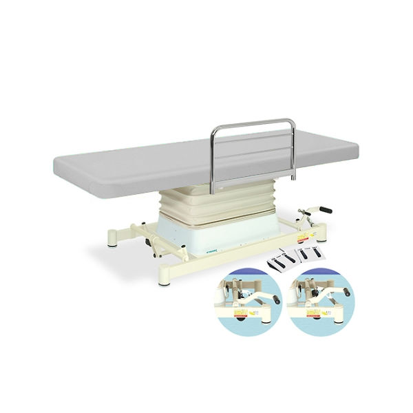 高田ベッド製作所 垂直電動EZタイプ 幅65×長さ180×高さ48~81cm グレー TB-889 1個 61-5856-25（直送品）