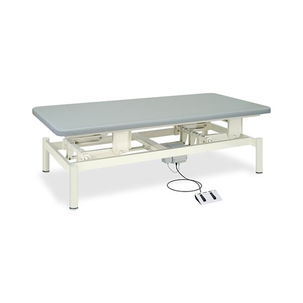 高田ベッド製作所 電動ホーム(02) 幅120×長さ200×高さ45~80cm スカイブルー TB-553-02 1個 61-5061-94（直送品）