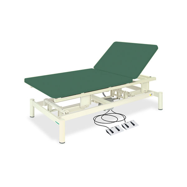 高田ベッド製作所 2M電動ボバース(01) 幅80×長さ180×高さ45~80cm メディグリーン TB-1077-01 1個 61-5068-70（直送品）