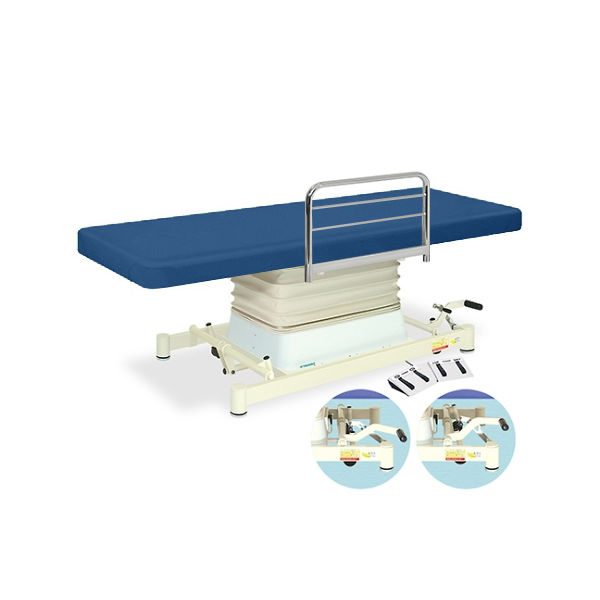 高田ベッド製作所 垂直電動EZタイプ 幅65×長さ180×高さ48~81cm メディブルー TB-889 1個 61-5856-30（直送品）