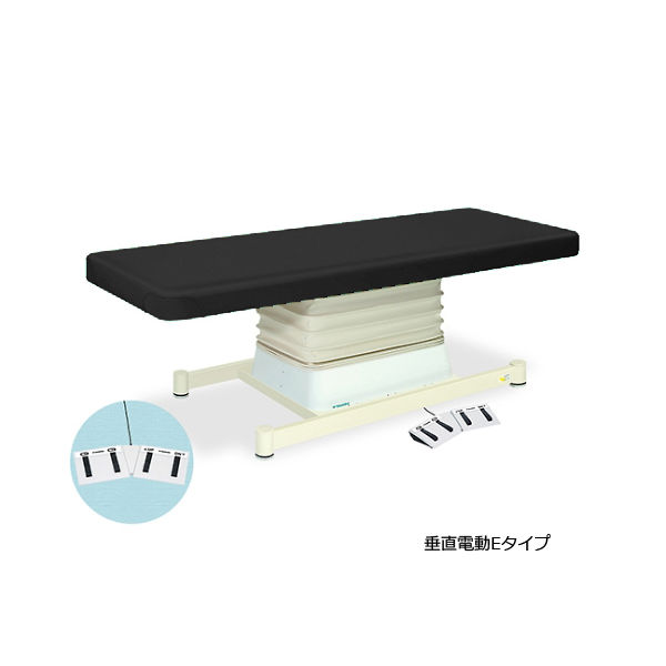 高田ベッド製作所 垂直電動Eタイプ 幅70×長さ180×高さ46~79cm 黒 TB-762 1個 61-5849-10（直送品）