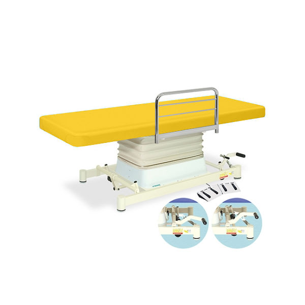 高田ベッド製作所 垂直電動EZタイプ 幅70×長さ170×高さ48~81cm イエロー TB-889 1個 61-5856-60（直送品）