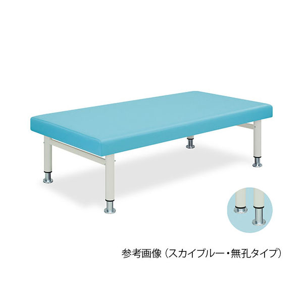 高田ベッド製作所 有孔ハイローワイドDX 幅75×長さ180×高さ50/60cm メディグリーン TB-607U 1個 62-6976-38（直送品）