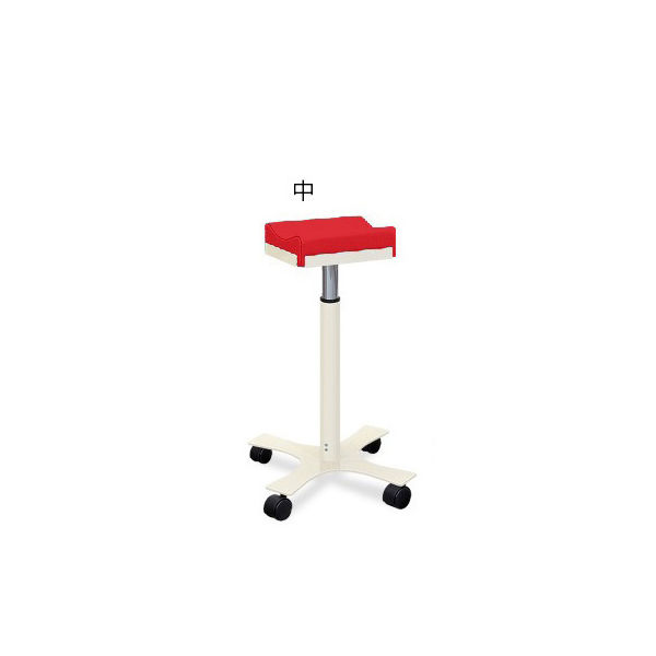 高田ベッド製作所 CX上肢台(中) 高さ56~76cm(10段階調節) レッド TB-886-02 1台 62-8632-81（直送品）
